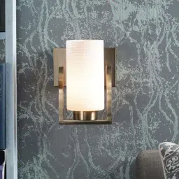 Kapoor E Illuminations White Glass Wall Light-image-52