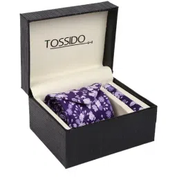Tossido Multi Printed Necktie and Pocket Square Set For Men-picture-2
