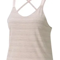 Puma Beige Textured Regular Fit Studio Graphene Yoga Tank Top-image-64