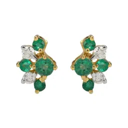 Waman Hari Pethe Jewellers 18k Gold & Diamond Earrings-picture-1