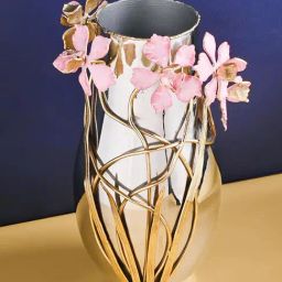 Gibox Silver Aluminium Vase-image-88