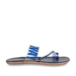 Walkway Women's Blue Toe Ring Sandals-image-71