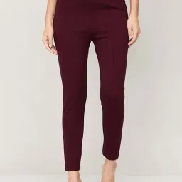 CODE by Lifestyle Purple Mid Rise Pants-image-90