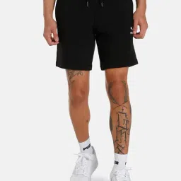 Puma Classics Black Regular Fit Cotton Shorts-image-76