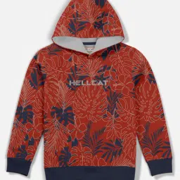 HELLCAT Rust Printed Full Sleeves Sweatshirt-image-22