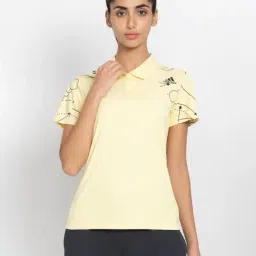 Adidas Yellow Printed T-Shirt-picture-28