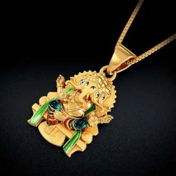 Shree Ganesh Gold Pendant-image-4