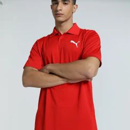 Puma Teamsport Red Regular Fit Sports Polos-image-24