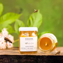Gifting Edition White Beeswax Elegant Jar Glass Candle-image-31