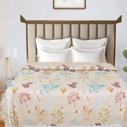 RD TREND Gold-Toned Microfiber AC Room 150 GSM Double Bed Dohar-14