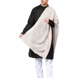 Aditi Wasan Beige Paisley Jacquard Stole-image-27