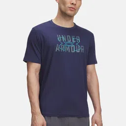 UNDER ARMOUR Brand Logo Printed Sports T-shirt-picture-12