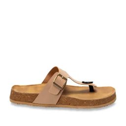 Scentra Women's Thea Beige T-Strap Sandals-picture-30