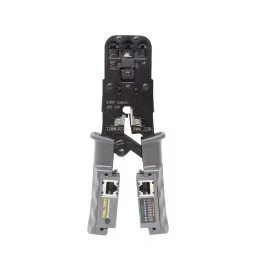 DURATOOL Network Cat5 And Telecom Crimp Tool With Cable Tester, 22-26095.-19