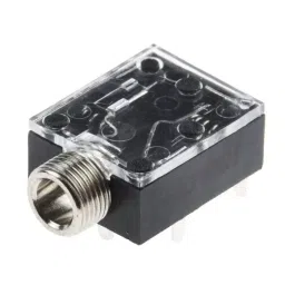 RS PRO Jack Connector 3.5 mm PCB Mount Stereo Socket 3 Pole, 9131030-3