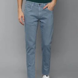 Louis Philippe Jeans Blue Cotton Regular Fit Jeans-image-81