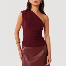 Cecilia Tuck Shoulder Top-image-95