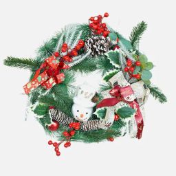 Little Surprise Box Christmas D¿cor Red Unisex Artificial Christmas Wreath For Door Wall-picture-23