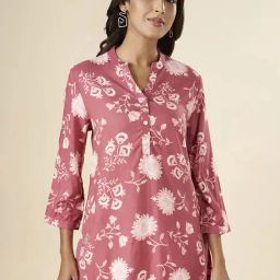 Akkriti by Pantaloons Pink Printed Tunic-image-50