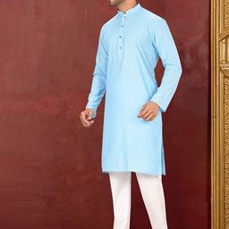 RANAK Men Regular Kurta with Pyjamas-19