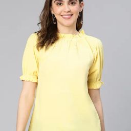 Oxolloxo Yellow Regular Fit Top-image-91