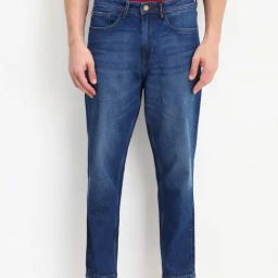 Allen Solly Blue Cotton Slim Fit Jeans-image-87