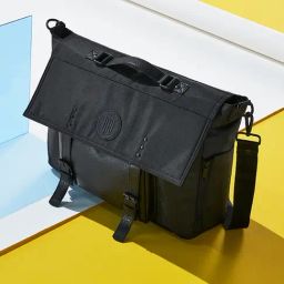 Mona B Black Rearden Large Messenger Bag-image-40