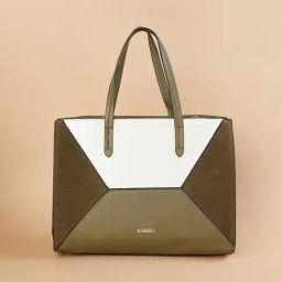 Code by Lifestyle Olive Color Block Handbag-picture-18