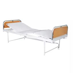 SARVAGYA SURGICAL Hospital Fowler Bed Without Wheels Deluxe Manually Operated with ABS and SS Bows, SSPL509-8