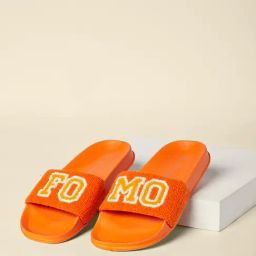 Forever Glam by Pantaloons Women's Orange Slides-picture-20