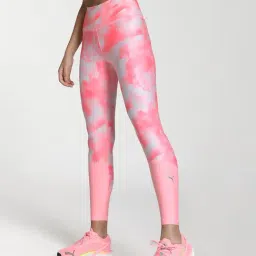 Puma Pink Printed Sports Tights-picture-8
