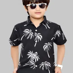 BAESD Boys Comfort Floral Opaque Printed Casual Shirt-image-82