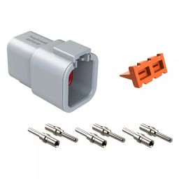 AMPHENOL SINE/TUCHEL AUTOMOTIVE CONNECTOR, 6POS, RCPT, 25A, ATP04-6P-KIT01-image-52