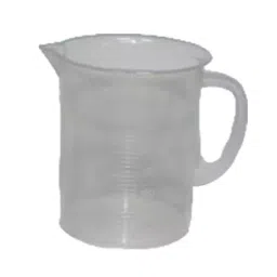 WKM 250 ml Clear Polypropylene Measuring Jar for Chemistry Labs, VC-C9KT-2W2D image 1
