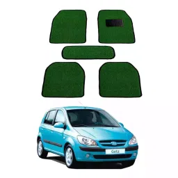Auto Pearl HD5M108 PVC and Plastic Standard Mat for Getz 2005 (Green)-image-49