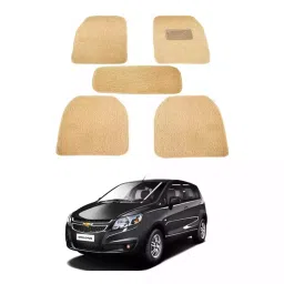 Auto Pearl MA3O57 PVC and Plastic Standard Mat for Chevrolet Uva 2005-2015 (Beige)-image-26