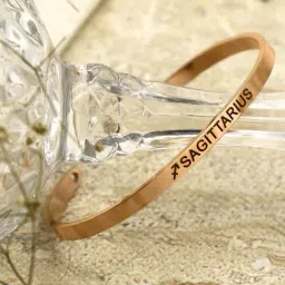 Joker & Witch Sagittarius Rose Gold Zodiac Band Flexible fit Bracelet-picture-17