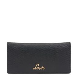 Lavie Herring Safain Black Textured Bi-Fold Wallet for Women-15