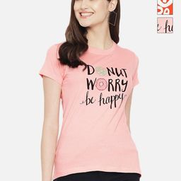 Tromko Women Pack of 3 Typography Printed Round Neck Cotton Regular Fit T-shirts-picture-15