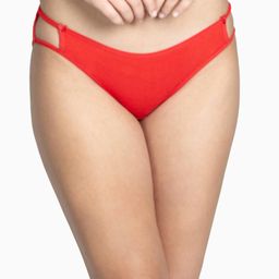 Envie Red Low-Rise Bikini Briefs-image-23