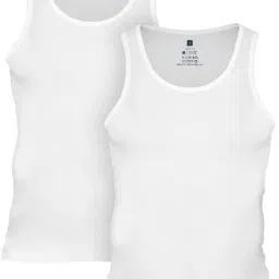 XYXX White Vest - Pack of 2-picture-23