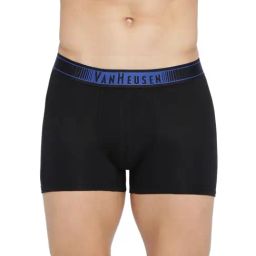 Van Heusen Regular Fit Colour Fresh No Ride Up Solid Trunks - Pure Black-image-31