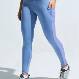 DOMIN8 Blue Regular Fit Sports Tights-picture-16