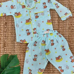 A Toddler Thing Unisex Kids Printed Night suit-picture-34