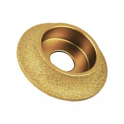 Xtra Power 75x30 mm Yellow French Border Vacuum Brazed Grinding Wheel (Pack of 50)-image-16