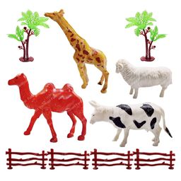 FunBlast Realistic Animal Figure Toy Set of 4 - Multicolour-12