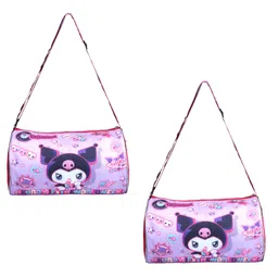 Happile Kids kuromi girls Duffle shoulder bag 2 piece combo for school/travelling/sports/Picnic-picture-14