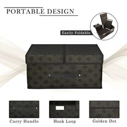 Aura Black Set of 2 Regular Multi-Utility Organisers image 3
