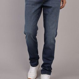AMERICAN EAGLE OUTFITTERS Men Slim Fit Mid-Rise Low Distress Light Fade Jeans-image-60
