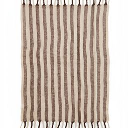 H&M Beige & Brown Patterned Wool-Blend Blanket image 5